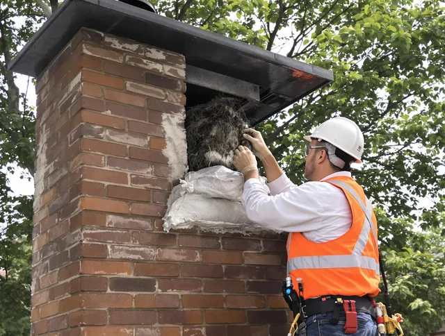 Humane removal of debris and animals by Bexley Chimney Sweep in Bexley, OH