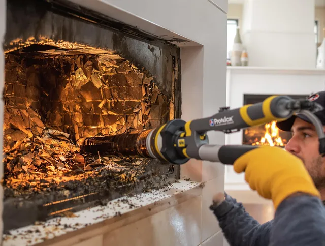 Professional chimney cleaning by Bexley Chimney Sweep in Bexley, OH