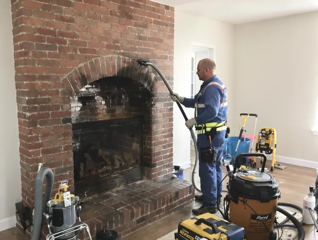 Bexley Chimney Sweep expert performing detailed chimney sweep in Bexley, OH