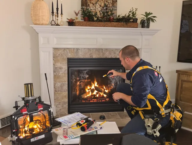 Safety-focused fireplace inspection by Bexley Chimney Sweep in Bexley, OH